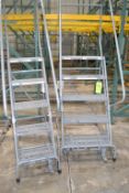 U-Line 5 ft. Rolling Warehouse Ladders