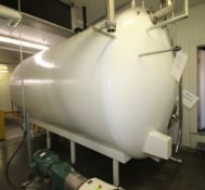 Cherry Burrell 5,000 Gal. S/S Insulated Horizontal Tank with Painted Exterior, No Agitation