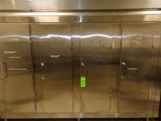 Federal All S/S 4 Door Refrigerator with Self Contained Compressor