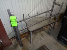 Lot with S/S Storage Rack 54