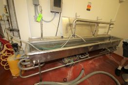 S/S COP Tank; with Push Pull Jet Re-Circulation and Tri Clover S/S Centrifugal Pump: Rear Pipe Rack;