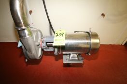 Fristam Model FPX3541 S/S Centrifugal Pump with S/S Motor 5HP 1760 RPM