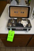 Lot of Rice Lake Test Scale Weights in Case