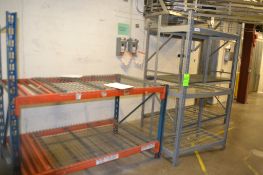 Shelf Units with Wire Beds: (1) 4' Long x 76