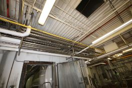 Lot of All Installed S/S Piping in Blend Room and Tank Rooms- Includes (3) Flow Verters; 2