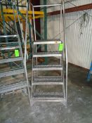 Aluminum 5 ft. Warehouse Ladder (No Casters)