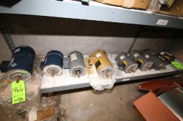 C Face Electric Motors Fractional up to 2HP, Contents of Lower Shelf