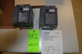 New Mitsubishi Model FR-2710W-042-NA Compact Size Inverters; S/N L19M77048 Input 16.5A, 1 pH