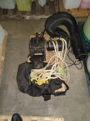 Confined Entry Exhaust Fan with Safety Harness and Rope