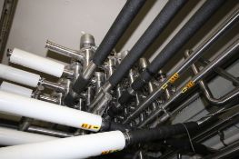 Tri Clover Series 361 Air Valves in Cluster on Ceiling: 2.5