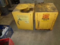 Just-Rite 2 Door Flammable Control Cabinets; Approx. 4' Wide x 5' High and 2 Door Metal Storage