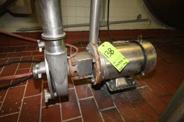 Fristam S/S Centrifugal Pump; Model FPX3541 5HP 1745 RPM with S/S Motor