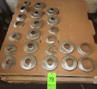 Lot of S/S Wall Plates; Approx. (35) Pieces