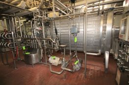 APV Model R-51 Wide Gap Plates 50,000LB/HR Juice HTST System: 3 Section with 350 Wide Gap Plates;