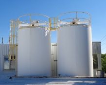 Mueller 15,000 Gal. S/S Vertical Jacketed Silo Tank with Painted Exterior, S/S Alcove, 20