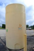 2000 Gal. Plastic Tank: 6' Diameter x 12'6