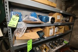 New Assorted Gear Motors, and Gear Heads- Contents of (2) Shelves