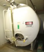 Crepaco 5,000 Gal. S/S Insulated Horizontal S/S Tank with Painted Exterior, No Agitation, 8'