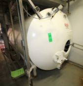 Cherry Burrell 2,000 Gal. S/S Insulated Horizontal Tank with Painted Exterior, No Agitation: 6'