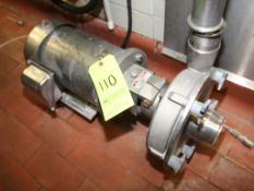 Fristam S/S Centrifugal Pump: Model FPX3541 5HP 1745 RPM with S/S Motor