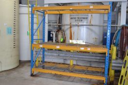 3 Sections of 2 Pallet Wide x 3 Pallet High Standard Pallet Racking (2 Sections are Disassembled