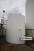 APV Crepaco 6,000 Gal. S/S Vertical Jacketed Silo Tank with Vertical Agitation: Heavy Duty