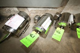 New Sterling S/S C Face Motor: 1HP, 1750RPM