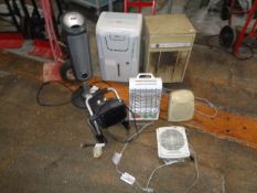 Lot with 2 Dehumidifiers and 5 Space Heaters