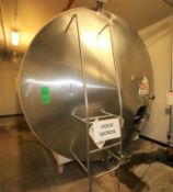 Walker 8,000 Gal. Jacketed S/S Horizontal Insulated Tank with S/S Front, No Agitation with UV Filter