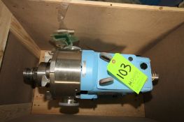 New Waukesha Model 130-U1 S/N 1-000002875857 S/S Positive Pump: 3