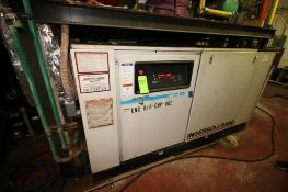 Ingersoll Rand Self Contained Screw Type Air Compressor; Model SSR-EP-100: Estimated 100HP