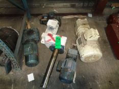 Lot of Assorted Gear Head Drives with Motors