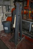 Dayton Model 32C72 1 Ton Fold Away Mobile Crane (Air Compressor Room)