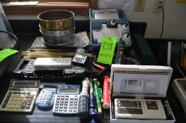 Lot of Assorted Lab Test Instruments; Includes Extech Laser Temperature Probe, S/N 0908932 Hach