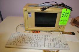 Antique Computer PLC Programmer Model PCIII with Keyboard and Software Disk