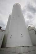Mueller 30,000 Gal. S/S Vertical Jacketed Silo Tank, Painted Exterior with Alcove and Vertical