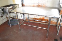 S/S Table 5' Long x 36