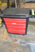 Rubbermaid (5) Drawer Rolling Tool Chest