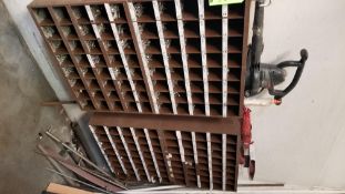 (7) Hardware Racks with Contents including: Steel & S/S Nuts, Bolts & Plumbing