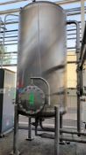 DCI / G.S 1,200 Gal. Vertical S/S Carbon Filter Tank, S/N MS274, Rated @ 85 psi to 250, with
