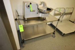 S/S Cart, with S/S Bottom Shelf, Aprox. 51