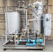 Skid Mounted Tank System with 50