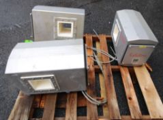(3) Safeline S/S Metal Detector Heads with 5