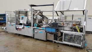 Standard Knapp S/S Tray Packer, Model CONTINUUM, S/N 296i-031, with Nordson Hot Melt Gluer, (Note: