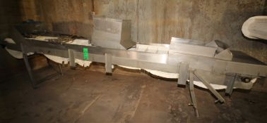 16 ft. L S/S Inclined Conveyor System, with 24