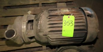 Ampco 15 hp / 3525 rpm Centrifugal Pump, with 3