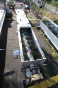 13 ft L All S/S Power Auger Conveyor / Lump Breaker Combo, with 12