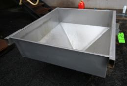 (3) S/S Hoppers - (2) 48