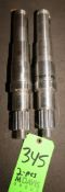 Pair of Waukesha 060 Positive Displacement Pump Shafts
