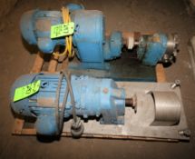 Waukesha Size 25 Positive Displacement Pump, with 1.5